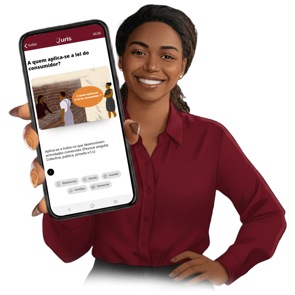 App Juris no telemóvel